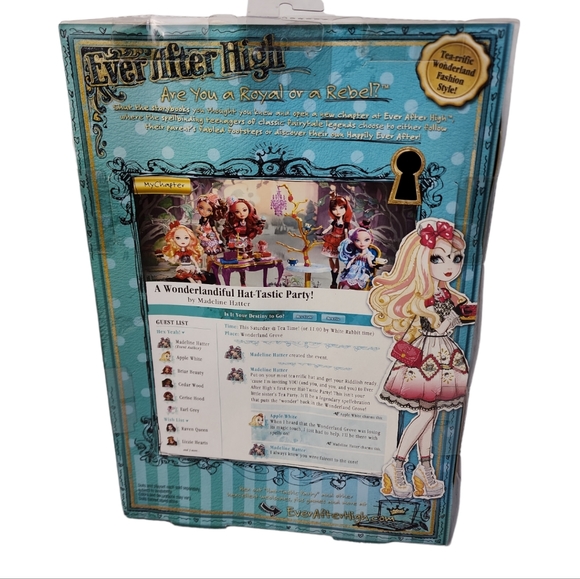 NIB Ever After High Apple White Doll Hat-Tastic Party Snow White - Picture 3 of 7